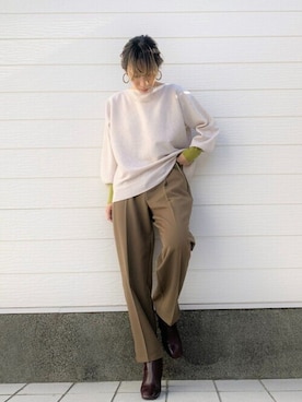 Q♥Officialさん（レディース・155cm）の冬コーディネート