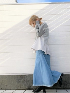 Q♥Officialさん(レディース・155cm)の冬コーディネート