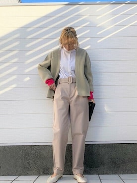 Q♥Officialさん(レディース・155cm)の冬コーディネート