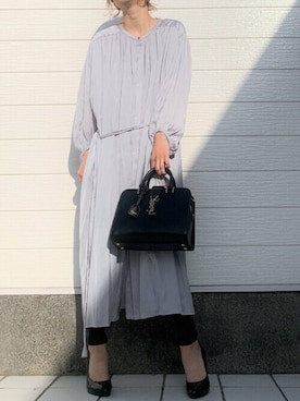 「Yves Saint Laurent（イヴサンローラン）のアイテム」を使った、Q♥Officialさん（レディース・155cm）の春コーディネート
