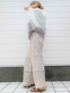 Q♥Officialさん(レディース・155cm)の夏コーディネート