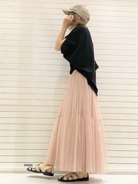 Q♥Officialさん(レディース・155cm)の夏コーディネート