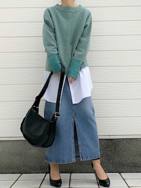 Q♥Officialさん（レディース・155cm）の冬コーディネート