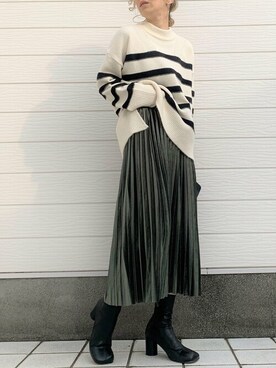 Q♥Officialさん（レディース・155cm）の冬コーディネート