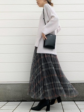 Q♥Officialさん（レディース・155cm）の冬コーディネート