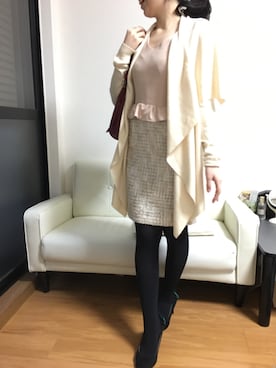 「BORNY（ボルニー）のアイテム」を使った、KKさん（レディース・153cm）の春コーディネート