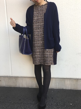 「LUCA/LADY LUCK LUCA（ルカ/レディラックルカ）のアイテム（ワンピース/ドレス）」を使った、KKさん（レディース・153cm）の春コーディネート
