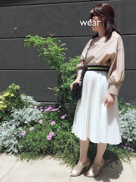 「UNTITLED（アンタイトル）のアイテム（ブーティ）」を使った、KKさん（レディース・153cm）の春コーディネート