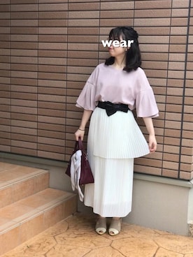 「UNTITLED（アンタイトル）のアイテム（シューズ）」を使った、KKさん（レディース・153cm）の秋コーディネート
