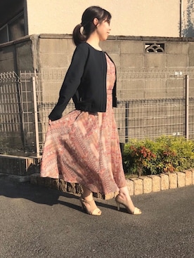 「UNTITLED（アンタイトル）のアイテム（シューズ）」を使った、KKさん（レディース・153cm）の秋コーディネート