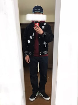「アイテム（ブルゾン）」を使った、KZTFR@m.jpさん（メンズ・173cm・30代）の春コーディネート