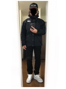 「Jordan」｜「アイテム（マウンテンパーカー）」を使った、KZTFR@m.jpさん（メンズ・173cm）の春コーディネート