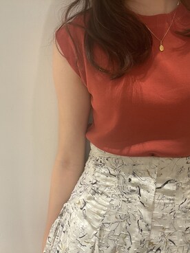 SNIDEL(スナイデル)の「リボンジャガードプリントスカート(スカート ...
