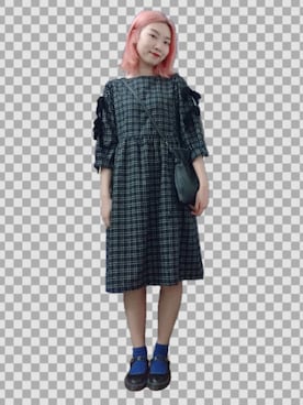 「可爱」｜糖豆豆さん（レディース・167cm）の秋コーディネート