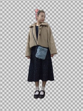 「可爱」｜糖豆豆さん（レディース・167cm）の秋コーディネート