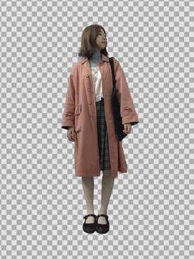 「可爱」｜糖豆豆さん（レディース・167cm）の冬コーディネート