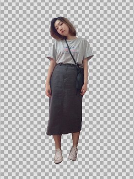 「可爱」｜糖豆豆さん（レディース・167cm）の春コーディネート