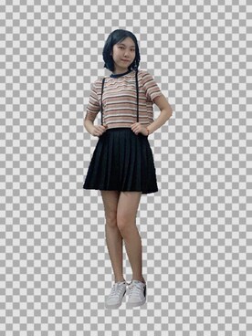 「可爱」｜糖豆豆さん（レディース・168cm）の夏コーディネート