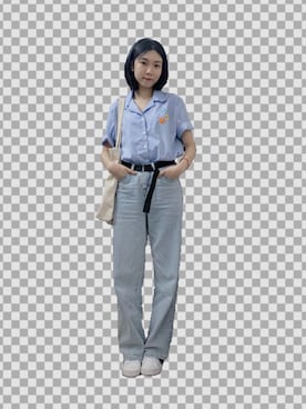 「可爱」｜糖豆豆さん（レディース・168cm）の夏コーディネート
