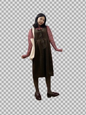 「可爱」｜糖豆豆さん（レディース・167cm）の秋コーディネート