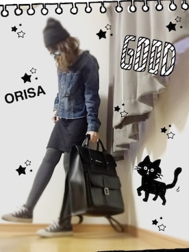 「切りっぱなし」｜「アイテム（その他）」を使った、Orisattiさん（レディース・160cm）の春コーディネート