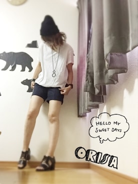「レザーアクセサリー」｜Orisattiさん（レディース・160cm）の夏コーディネート
