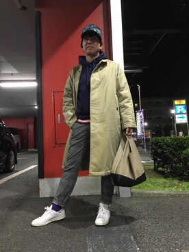 「417 EDIFICE（フォーワンセブンエディフィス）のアイテム（バッグ）」を使った、ken_hさん（メンズ・162cm）の冬コーディネート