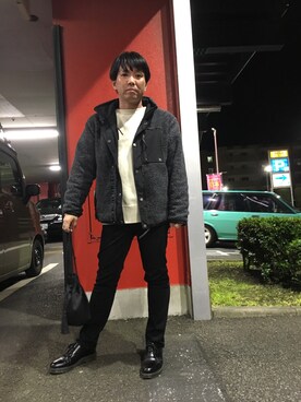 「417 EDIFICE（フォーワンセブンエディフィス）のアイテム（チノパンツ）」を使った、ken_hさん（メンズ・162cm）の冬コーディネート