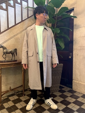 「平成最後のWEARISTAセンバツ」｜「アイテム（その他アウター）」を使った、青井丈治さん（メンズ・168cm）の春コーディネート