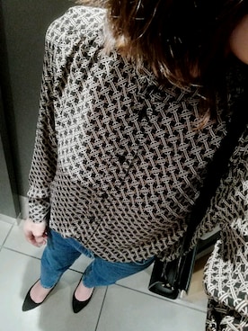 「ハイウェストデニム」｜Y☆さん（レディース・163cm）の秋コーディネート