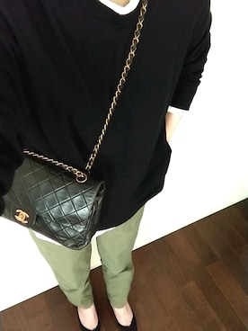 「Moname（モナーム）のアイテム（パンツ）」を使った、Y☆さん（レディース・163cm）の秋コーディネート