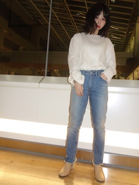 「バブーサンダル」｜HARUKAさん（レディース・150cm）の春コーディネート