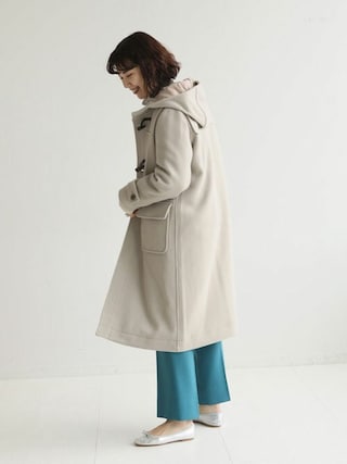 SLOBE IENA(スローブイエナ)の「ヘリンボーンダッフルコート SLOBE IENA(スローブイエナ)の「ヘリンボーンダッフルコート