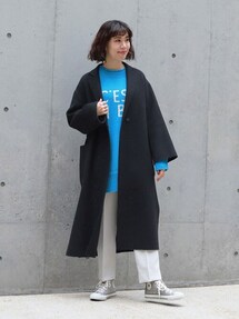 SLOBE IENA（スローブイエナ）の「ダブルフェイスウールロングコート
