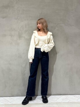 「でにむ」｜「アイテム（アンサンブル）」を使った、SHIHOさん（レディース・157cm）の冬コーディネート