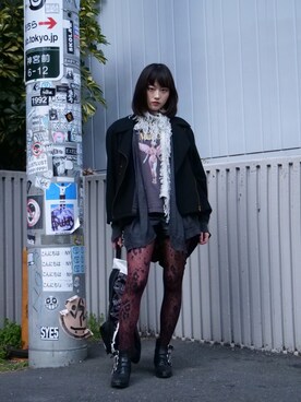 タイツ ストッキングを使った 大人コーデ の人気ファッションコーディネート Wear