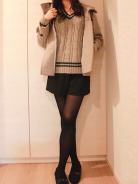 ダッフルコートを使った ショートパンツ のレディースコーディネート一覧 Wear