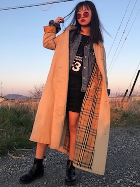 ANRI☺︎さん（レディース・153cm）の春コーディネート