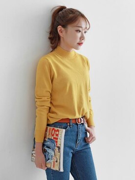 「Dailyabout（デイリーアバウト）のアイテム」を使った、DAILYABOUTさん（レディース・164cm）の冬コーディネート