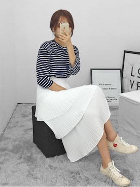 「Dailyabout（デイリーアバウト）のアイテム」を使った、DAILYABOUTさん（レディース・164cm）の春コーディネート