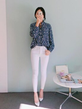 「Dailyabout（デイリーアバウト）のアイテム」を使った、DAILYABOUTさん（レディース・164cm）の春コーディネート