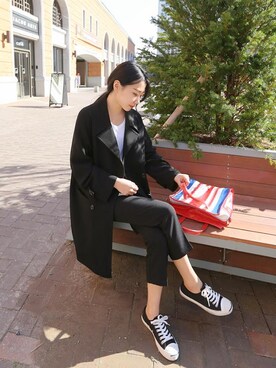 「Dailyabout（デイリーアバウト）のアイテム」を使った、DAILYABOUTさん（レディース・164cm）の春コーディネート