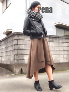 ｒｅｎａさん（レディース・163cm）の冬コーディネート