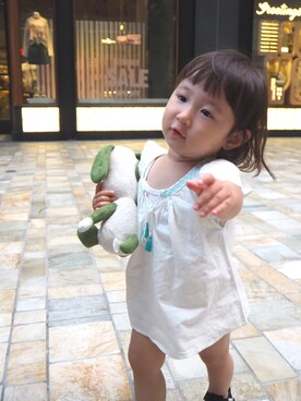 「hawaii」｜「アイテム（その他）」を使った、chunさん（キッズ・70cm）の夏コーディネート