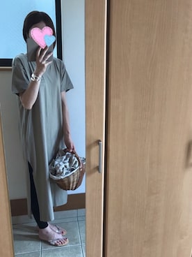 「PLST（プラステ）のアイテム（ワンピース/ドレス）」を使った、sea0818さん（レディース・168cm）の夏コーディネート
