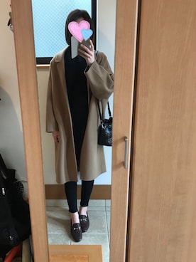 「ZARA（ザラ）のアイテム（バッグ）」を使った、sea0818さん（レディース・168cm）の冬コーディネート