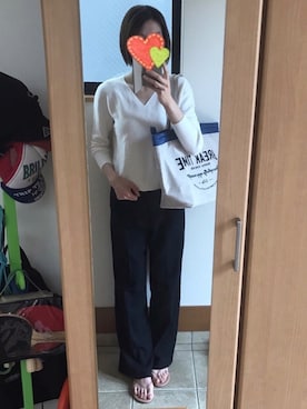 「日常」｜「アイテム（サンダル）」を使った、sea0818さん（レディース・168cm）の春コーディネート
