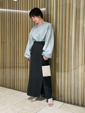 「BACCA（バッカ）のアイテム」を使った、TOMORROWLAND MENSさん（レディース・165cm）の春コーディネート