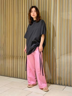 「MACPHEE（マカフィー）のアイテム」を使った、TOMORROWLAND MENSさん（レディース・157cm）の春コーディネート