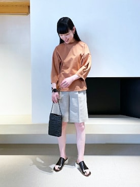 「EDITION（エディション）のアイテム」を使った、TOMORROWLAND MENSさん（レディース・163cm）の春コーディネート